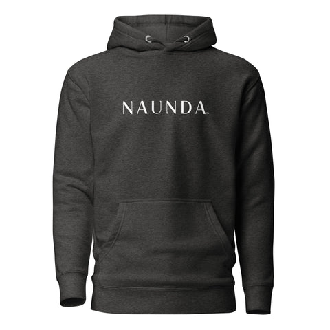 Naunda Word with White Logo Premium Unisex Hoodie - Kima Kreates