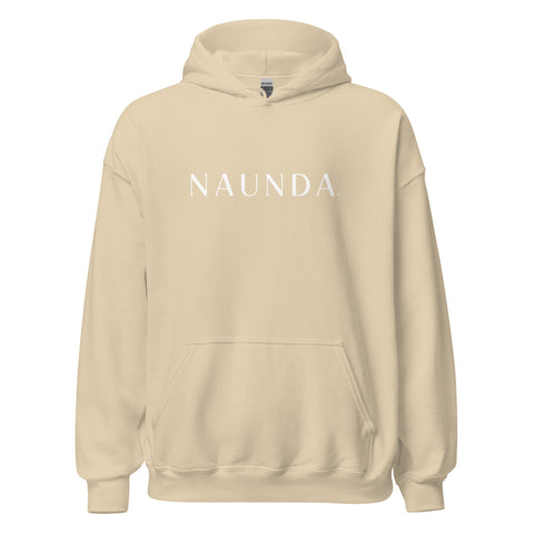 Naunda Word with White Logo Unisex Hoodie - Kima Kreates
