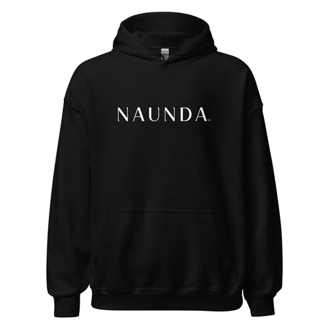 Naunda Word with White Logo Unisex Hoodie - Kima Kreates
