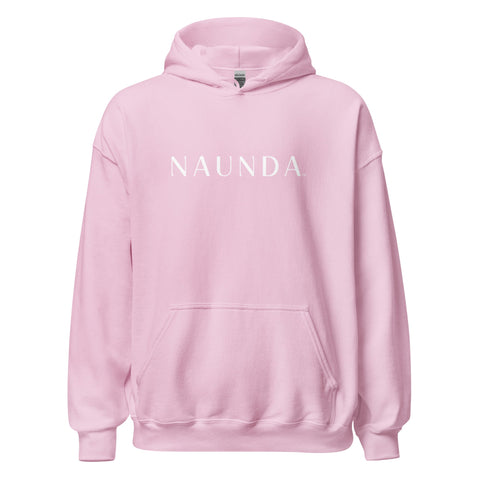 Naunda Word with White Logo Unisex Hoodie - Kima Kreates