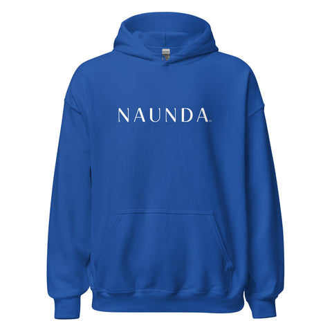 Naunda Word with White Logo Unisex Hoodie - Kima Kreates