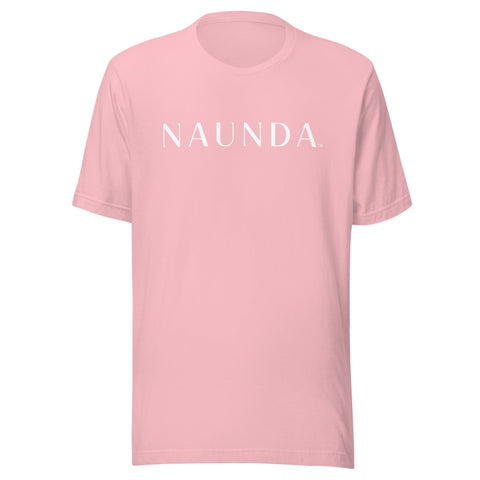 Naunda Word with White Logo Unisex T-Shirt - Kima Kreates