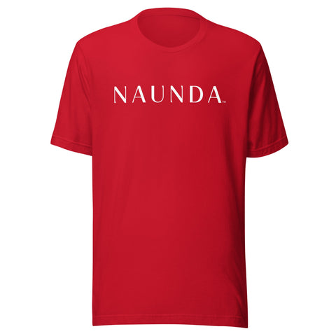 Naunda Word with White Logo Unisex T-Shirt - Kima Kreates