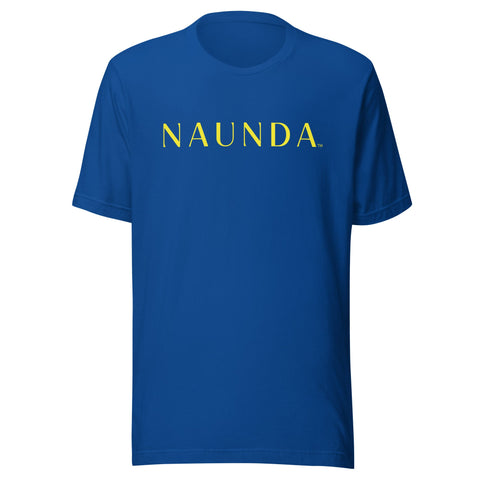 Naunda Word with Yellow Logo Unisex T-Shirt - Kima Kreates