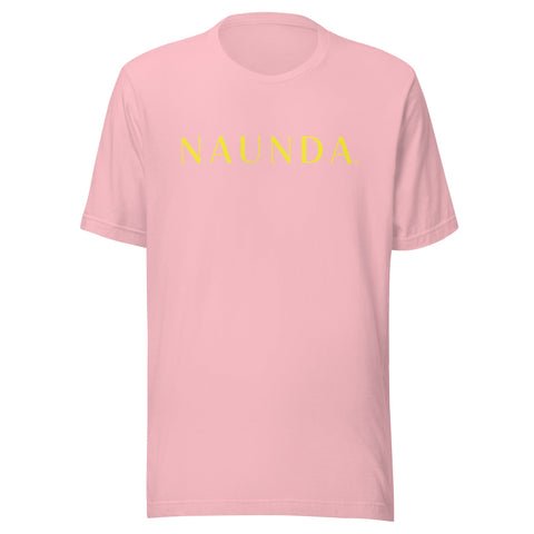 Naunda Word with Yellow Logo Unisex T-Shirt - Kima Kreates