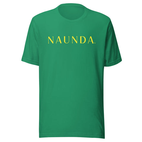 Naunda Word with Yellow Logo Unisex T-Shirt - Kima Kreates