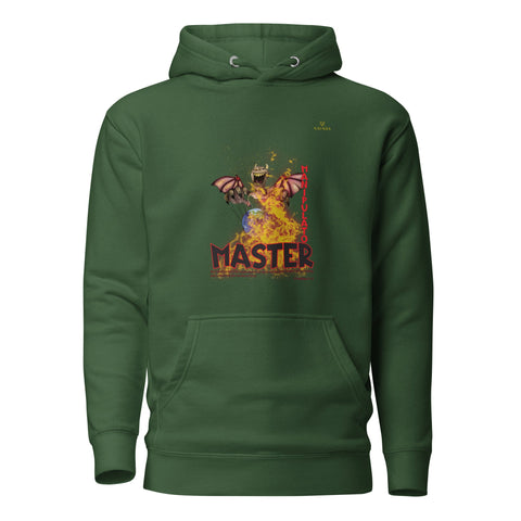 PUPPETMASTER with Orange Logo Premium Unisex Hoodie - Kima Kreates