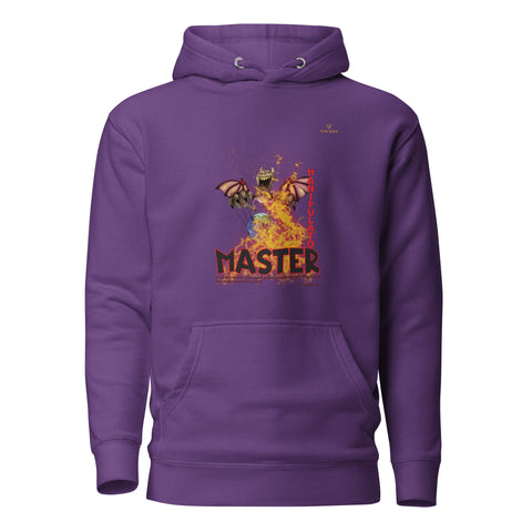 PUPPETMASTER with Orange Logo Premium Unisex Hoodie - Kima Kreates