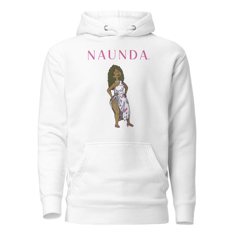 SASSY with Pink Logo Premium Unisex Hoodie - Kima Kreates