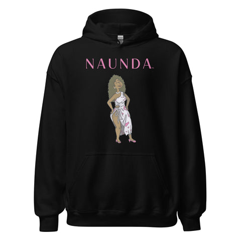 SASSY with Pink Logo Unisex Hoodie - Kima Kreates