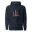 SCRIPTURE with Orange Logo Premium Unisex Hoodie - Kima Kreates