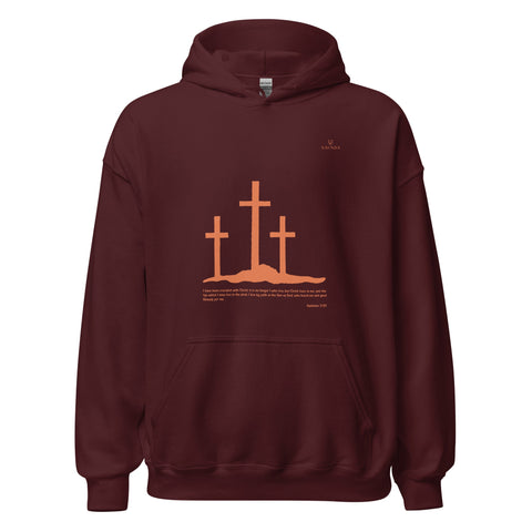 SCRIPTURE with Orange Logo Unisex Hoodie - Kima Kreates