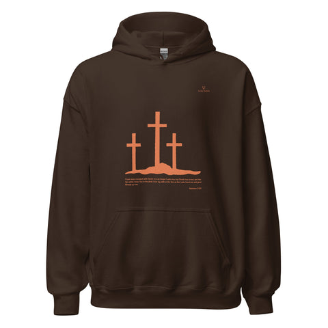 SCRIPTURE with Orange Logo Unisex Hoodie - Kima Kreates