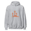 SCRIPTURE with Orange Logo Unisex Hoodie - Kima Kreates