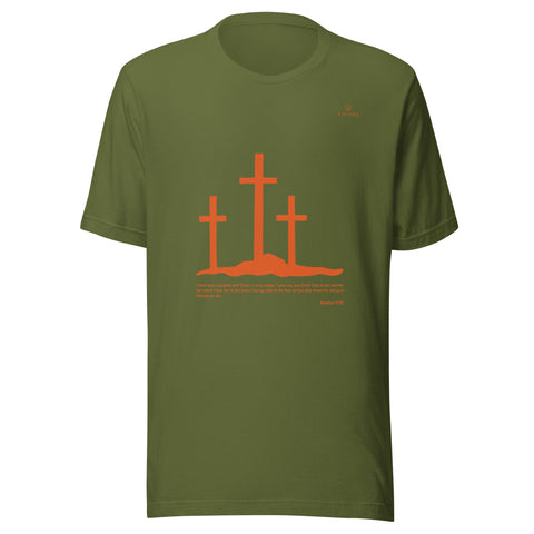 SCRIPTURE with Orange logo Unisex T-Shirt - Kima Kreates