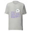 SHUH DUH FUH CUP with Lavender Logo Unisex T-Shirt - Kima Kreates