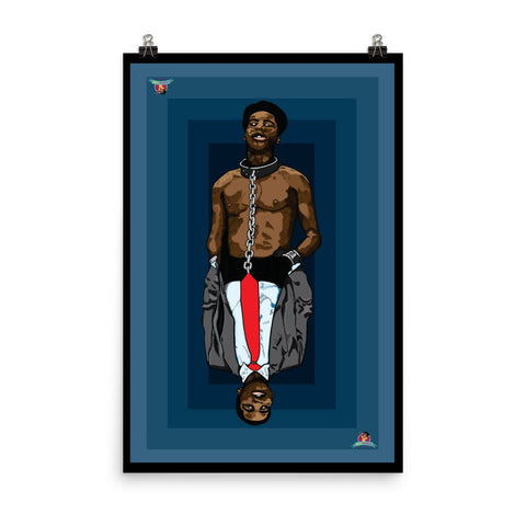 "SLAVE MENTALITY (The Black Experience Series)" Poster (24"x36") - Kima Kreates