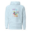 TIME with Turquoise Logo Premium Unisex Hoodie - Kima Kreates
