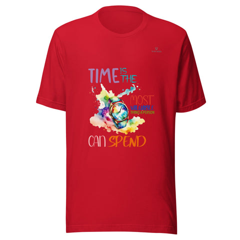 TIME with Turquoise Logo Unisex T-Shirt - Kima Kreates