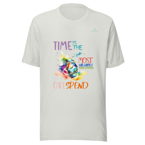 TIME with Turquoise Logo Unisex T-Shirt - Kima Kreates