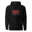 TRUST NOBODY with Red Logo Premium Unisex Hoodie - Kima Kreates