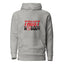 TRUST NOBODY with Red Logo Premium Unisex Hoodie - Kima Kreates