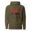 TRUST NOBODY with Red Logo Premium Unisex Hoodie - Kima Kreates