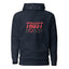 TRUST NOBODY with Red Logo Premium Unisex Hoodie - Kima Kreates