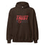 TRUST NOBODY with Red Logo Unisex Hoodie - Kima Kreates