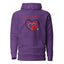 UNCHAIN MY HEART with Red Logo Premium Unisex Hoodie - Kima Kreates