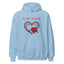 UNCHAIN MY HEART with Red Logo Unisex Hoodie - Kima Kreates
