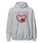 UNCHAIN MY HEART with Red Logo Unisex Hoodie - Kima Kreates