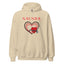 UNCHAIN MY HEART with Red Logo Unisex Hoodie - Kima Kreates