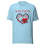 Unchain My Heart with Red Logo Unisex T-Shirt - Kima Kreates
