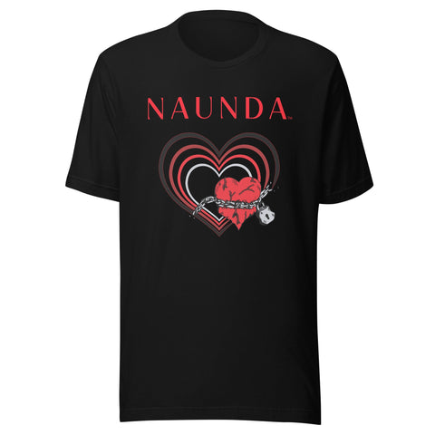 Unchain My Heart with Red Logo Unisex T-Shirt - Kima Kreates