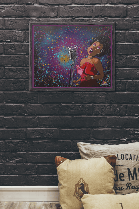 "VOCALIST (Jazz Series)" Poster (16"x20") - Kima Kreates