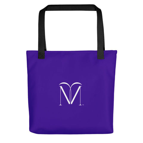 WHITE LABEL Naunda Art Violet Tote Bag - Kima Kreates
