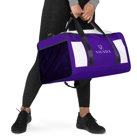 WHITE LABEL Naunda Complete Violet Duffle Bag - Kima Kreates