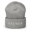 WHITE LABEL Naunda Word Cuffed Beanie - Kima Kreates