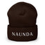 WHITE LABEL Naunda Word Cuffed Beanie - Kima Kreates