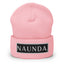 WHITE LABEL Naunda Word Patch Cuffed Beanie - Kima Kreates