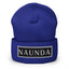 WHITE LABEL Naunda Word Patch Cuffed Beanie - Kima Kreates