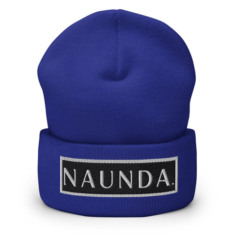 WHITE LABEL Naunda Word Patch Cuffed Beanie - Kima Kreates