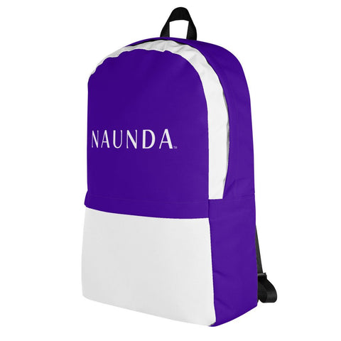 WHITE LABEL Naunda Word Violet Backpack - Kima Kreates