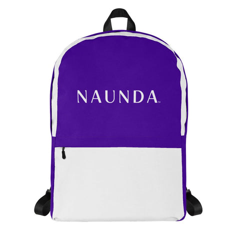 WHITE LABEL Naunda Word Violet Backpack - Kima Kreates