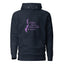 WOMEN with Purple Logo Premium Unisex Hoodie - Kima Kreates