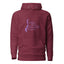 WOMEN with Purple Logo Premium Unisex Hoodie - Kima Kreates